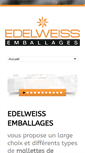 Mobile Screenshot of edelweiss-emballage.com